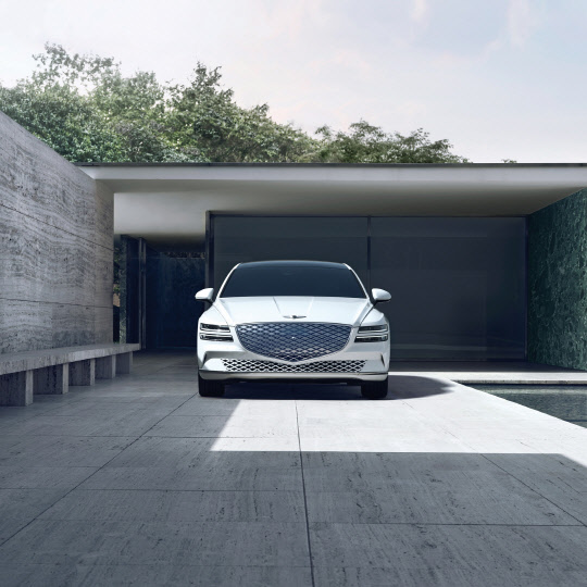 제네시스 G80 전동화 모델. 제네시스 브랜드 제공